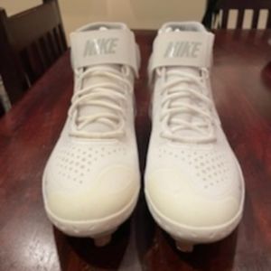 Nike Alpha Huarache, white/grey, size 9 US